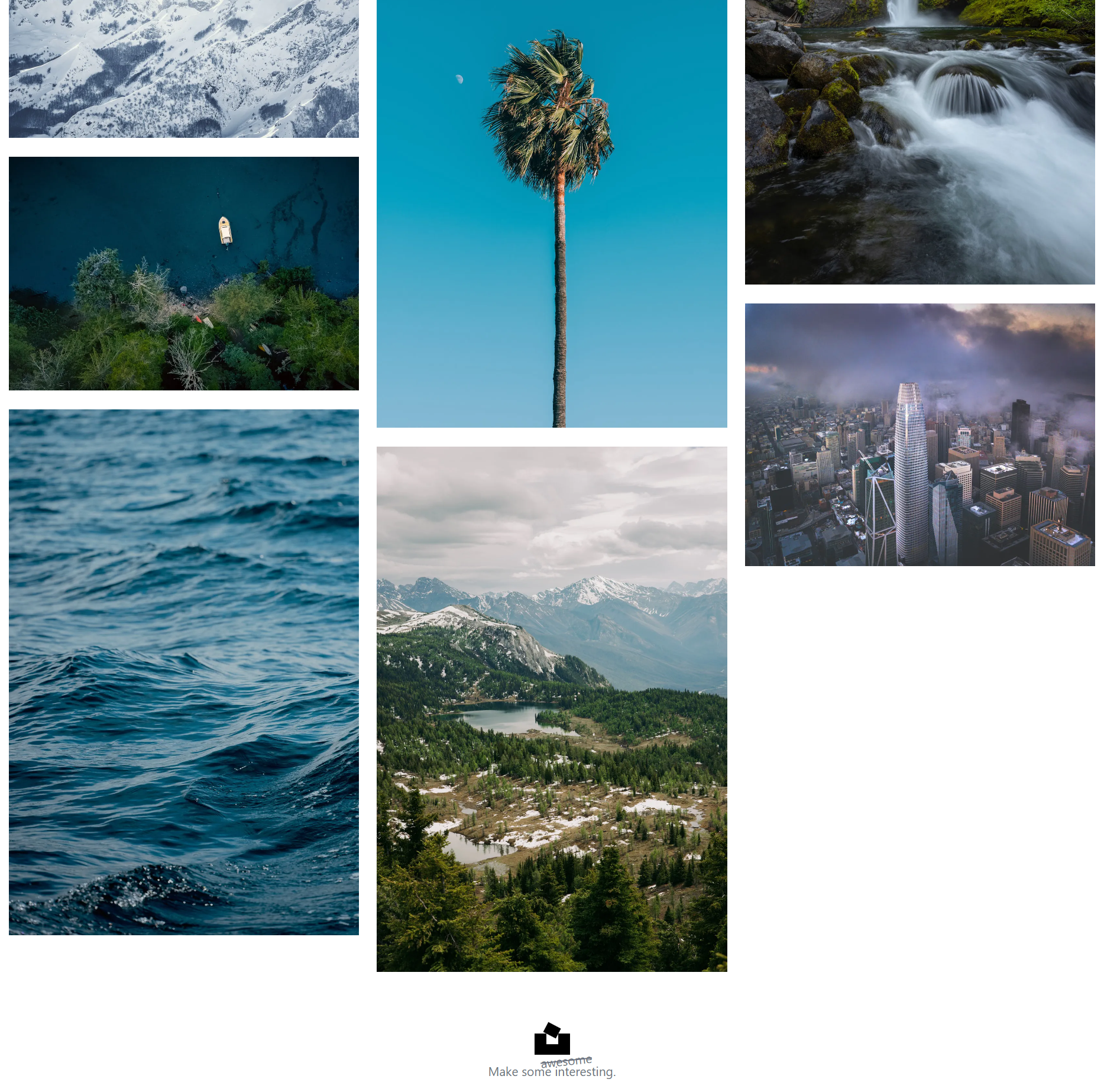 Gallery without the visual glitch